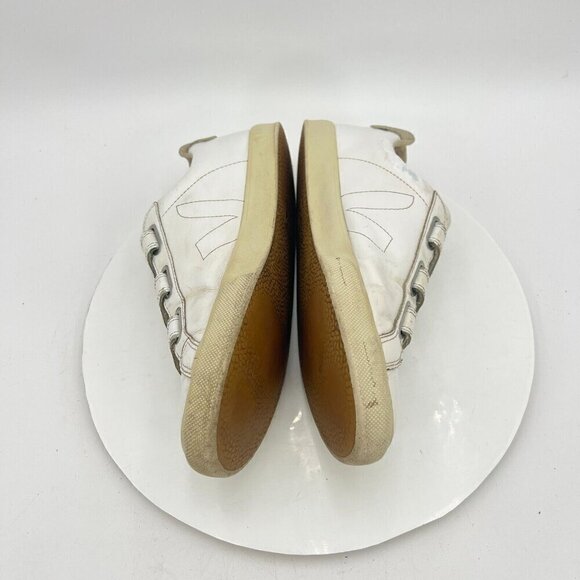 Veja Recife V Lock Women Size 10 White Stitch V Logo Leather Comfort Shoes - Picture 9 of 14